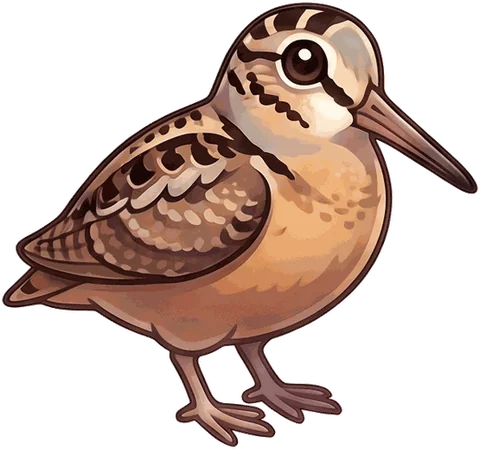 American Woodcock illustration