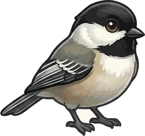 Black-capped Chickadee illustration