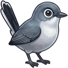 Blue-gray Gnatcatcher illustration
