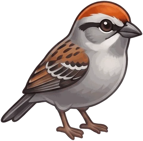 Chipping Sparrow illustration
