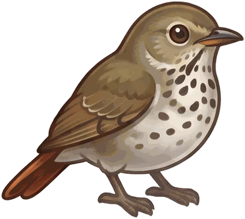 Hermit Thrush illustration