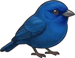 Indigo Bunting illustration