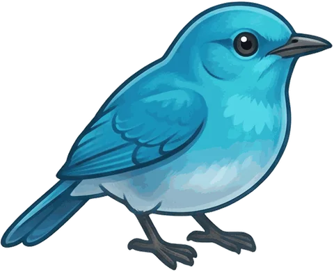 Mountain Bluebird illustration