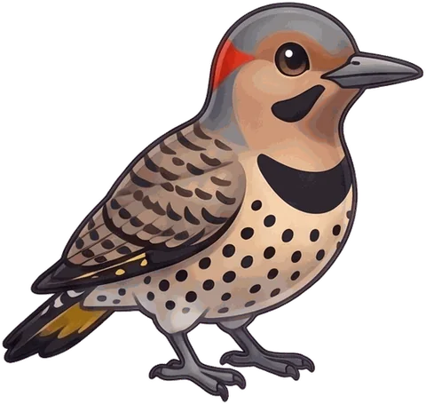 Northern Flicker illustration