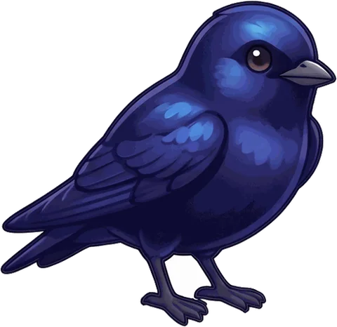 Purple Martin illustration
