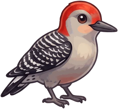 Red-bellied Woodpecker illustration