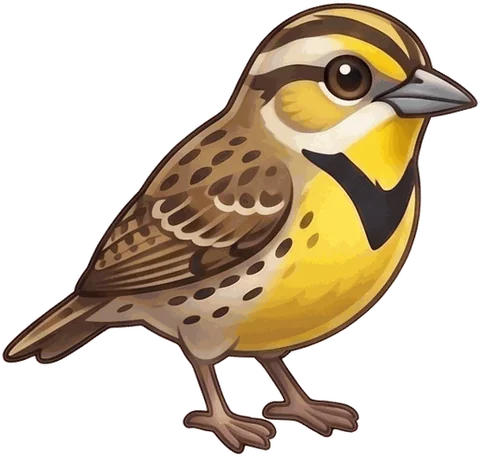 Western Meadowlark illustration