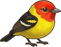 Western Tanager illustration