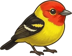 Western Tanager illustration
